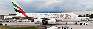 United Arab Emirates plane, Emirates, A380, aircraft, airplane