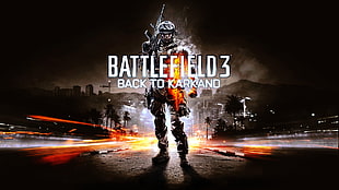 Battlefield 3 Back to Karkand game poster HD wallpaper