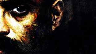 man portrait, celebrity, Emiliano Zapata, painting, artwork