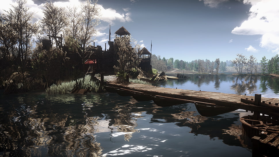 body of water, The Witcher 3: Wild Hunt, video games HD wallpaper
