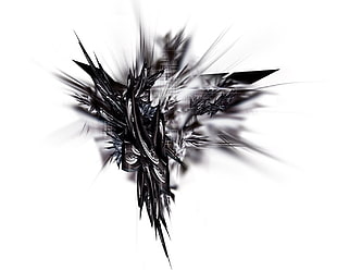 black ink strokes