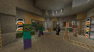 Minecraft game play HD wallpaper