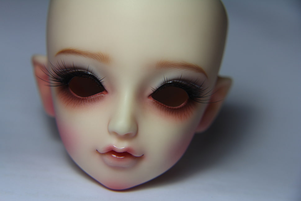 white woman mask HD wallpaper