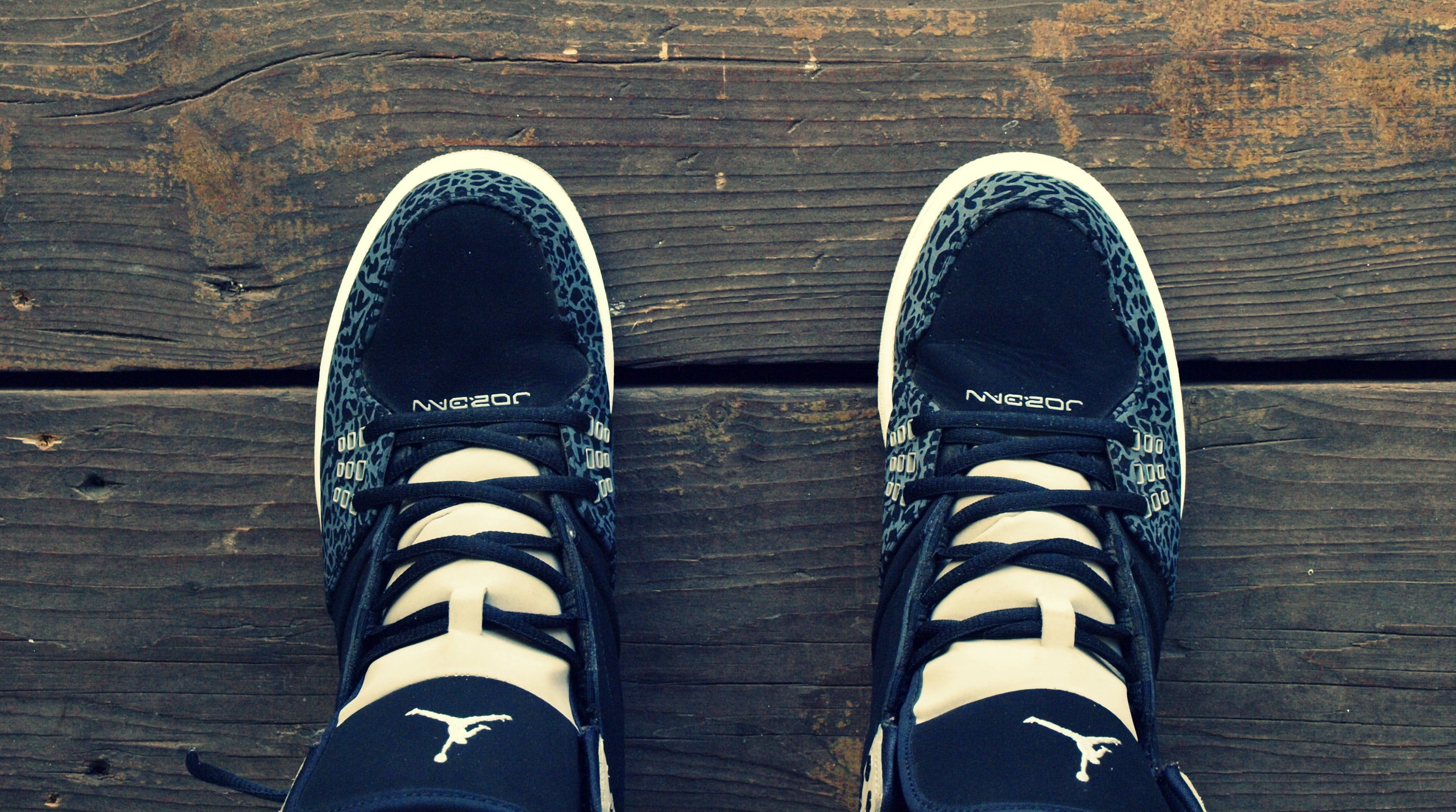 pair of black Air Jordan basketball shoes, Air Jordan, Jumpman