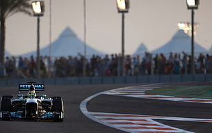 blue F1 racing car, Formula 1