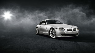 silver BMW 1M