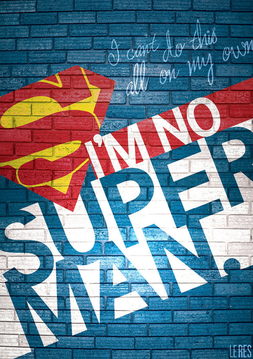 Super Man logo HD wallpaper
