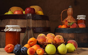 assorted fruits painting HD wallpaper