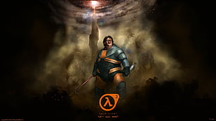 male anime character digital wallpaper, Half-Life 3