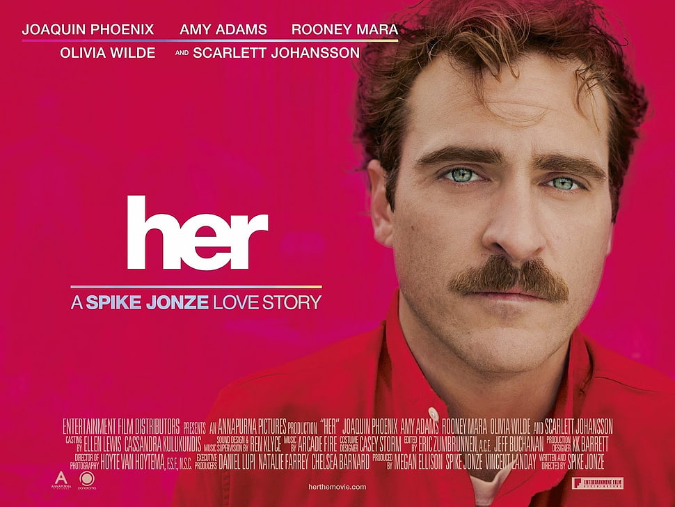 Her A Spike Jonze Love Story cover, Film posters, Her (movie), Spike Jonze, Joaquin Phoenix HD wallpaper