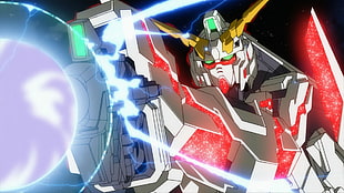 white robot wallpaper, Mobile Suit Gundam Unicorn, RX-0 Unicorn Gundam