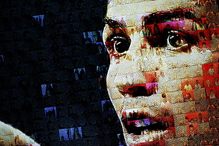 face artwork, Cristiano Ronaldo, men, sport  HD wallpaper