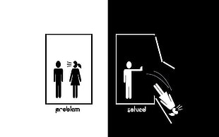 problem and solved illustration
