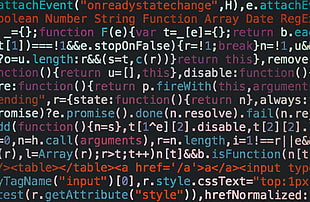 text with black background