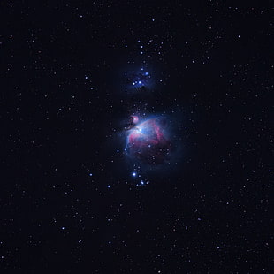 galaxy illustration, nebula, Great Orion Nebula, space, stars HD wallpaper