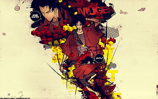 male anime character digital wallpaper, Samurai Champloo, Mugen, anime