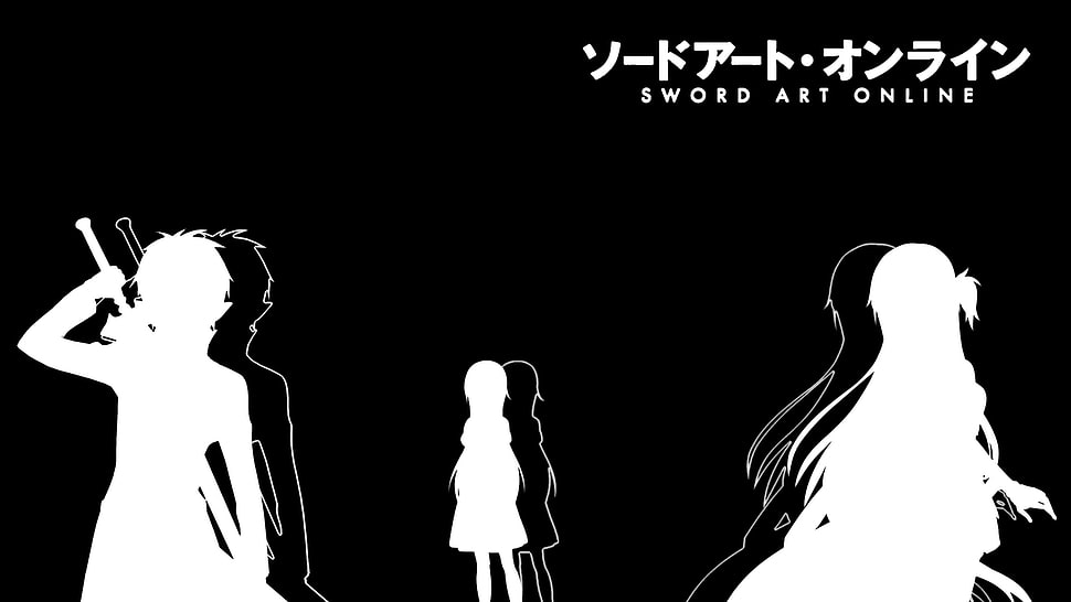 Sword Art Online wallpaper, anime, Sword Art Online, Kirigaya Kazuto, Yuuki Asuna HD wallpaper
