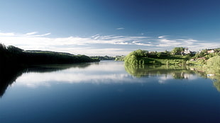 body of water, nature, lake, reflection, sky HD wallpaper