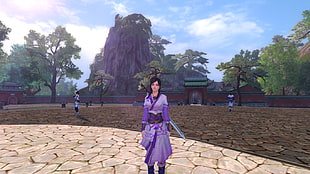 female character wallpaper, video games, screen shot, age of wulin