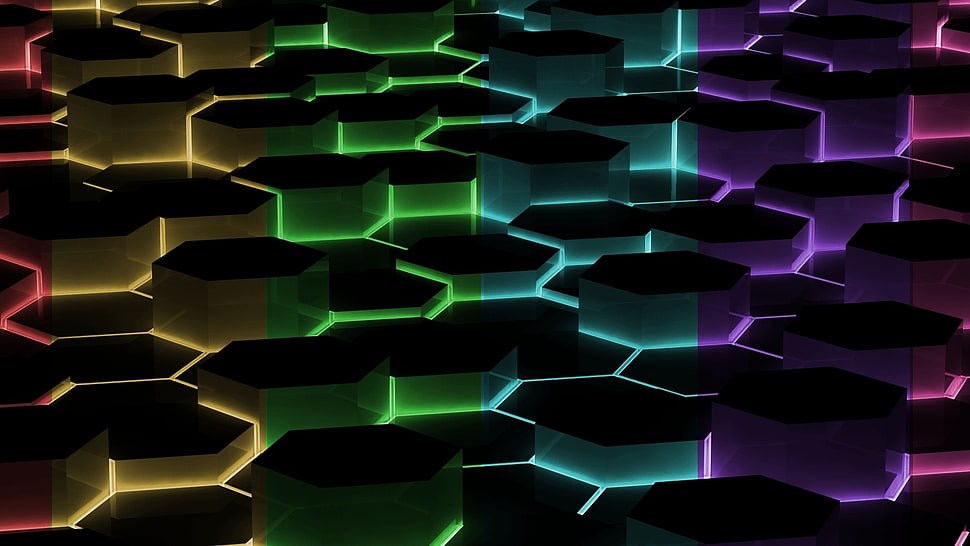 multicolored pattern digital wallpaper HD wallpaper
