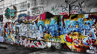 graffiti on wall, graffiti