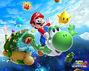 Super Mario game HD wallpaper