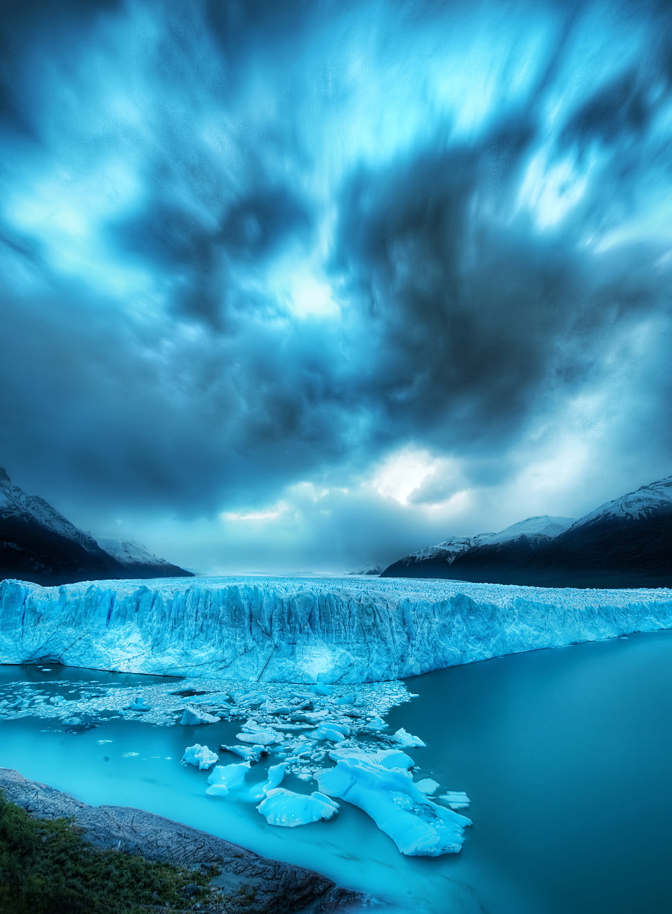 white ice cap HD wallpaper