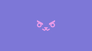 purple Pokemon character digital wallpaper, Overwatch, D.Va (Overwatch)