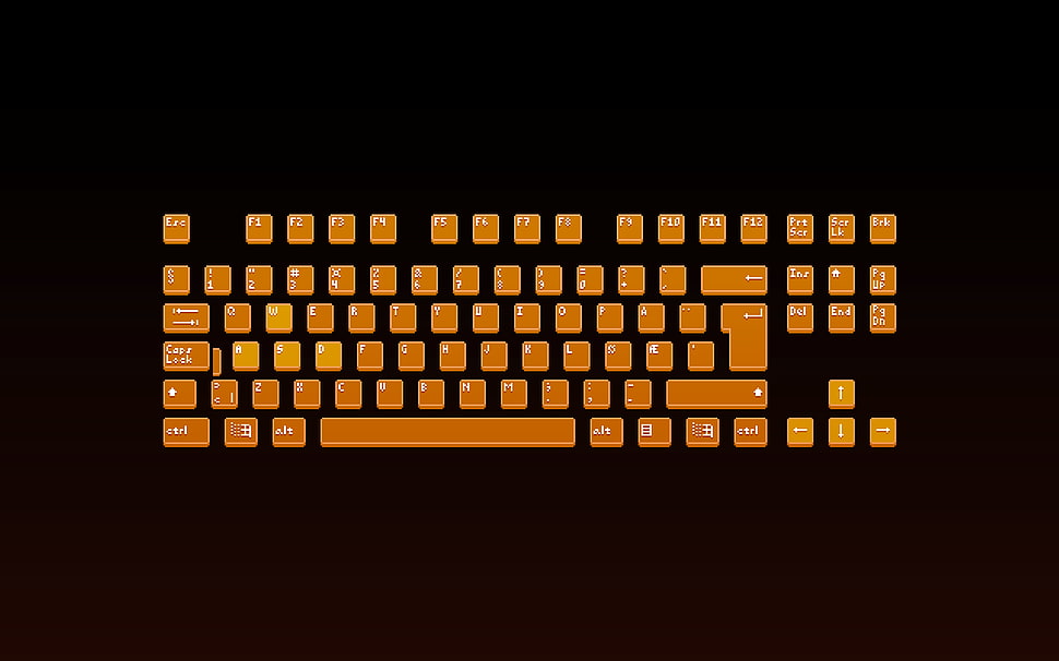 computer keyboard illustration HD wallpaper