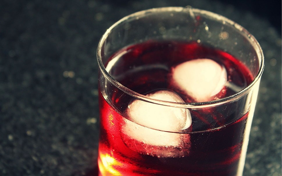 clear drinking glass, glass, ice HD wallpaper