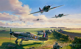 fighter planes wallpaper HD wallpaper