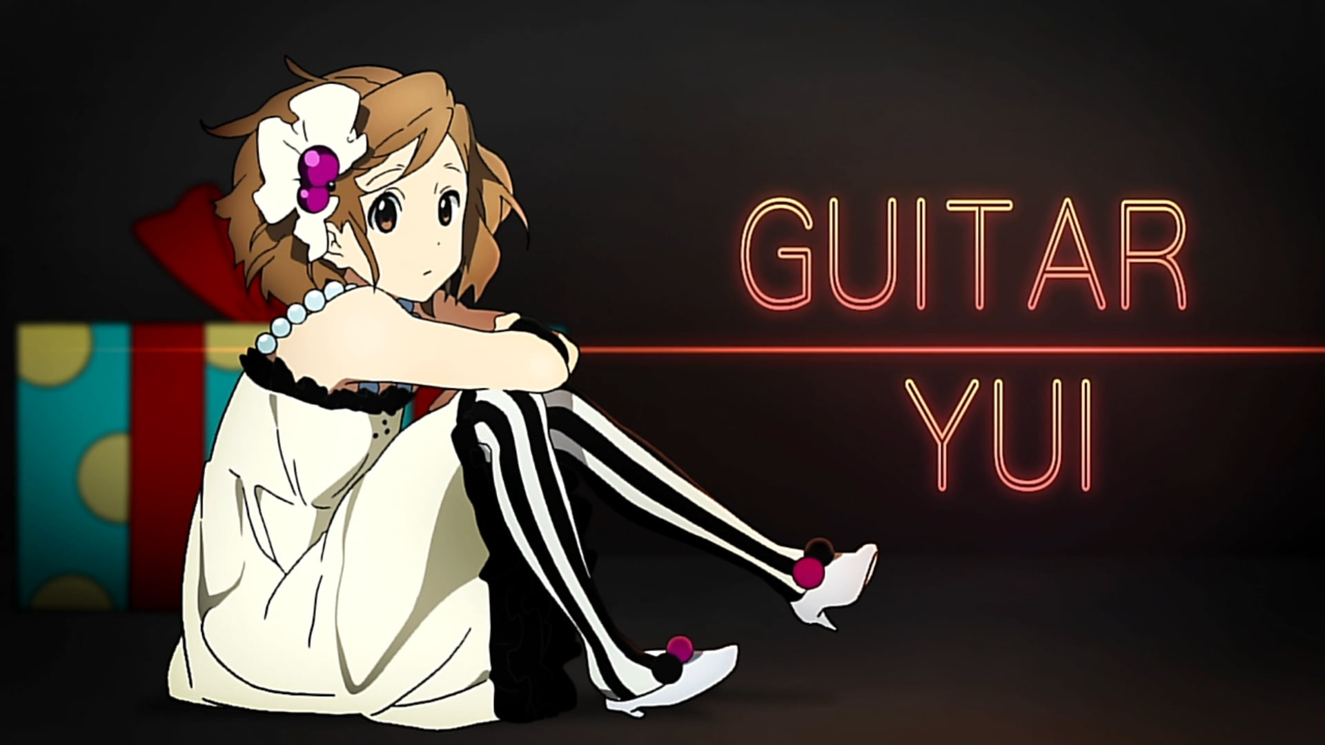 Guitar Yui anime character HD wallpaper | Wallpaper Flare