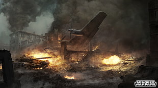 Armored Warfare videogame screenshot, Armored Warfare, tank, Leopard 2, T-80 tank HD wallpaper