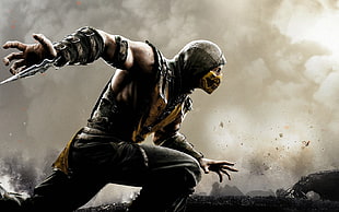 Scorpion Mortal Kombat digital wallpaper HD wallpaper