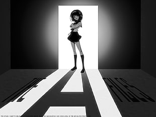 anime girl digital wallpaper