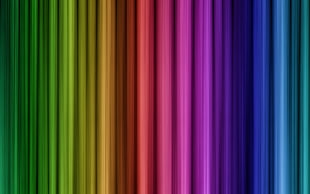 Line,  Vertical,  Multi-colored