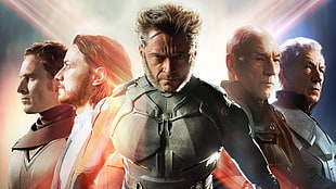 Marvel X-Men Wolverine, Professor X, and Magneto, X-Men, Wolverine, Magneto, X-Men: Days of Future Past