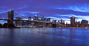 Brooklyn Bridge, USA, cityscape, New York City, Brooklyn Bridge
