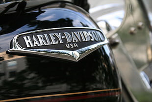 silver and black Harley-Davidson motorcycle, Harley Davidson, motorcycle, USA