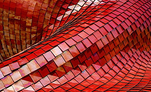red, rooftops, Ricardo Gomez Angel, Italy HD wallpaper