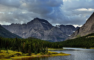 landscape photography of mountain and river, mountainside, mount wilbur