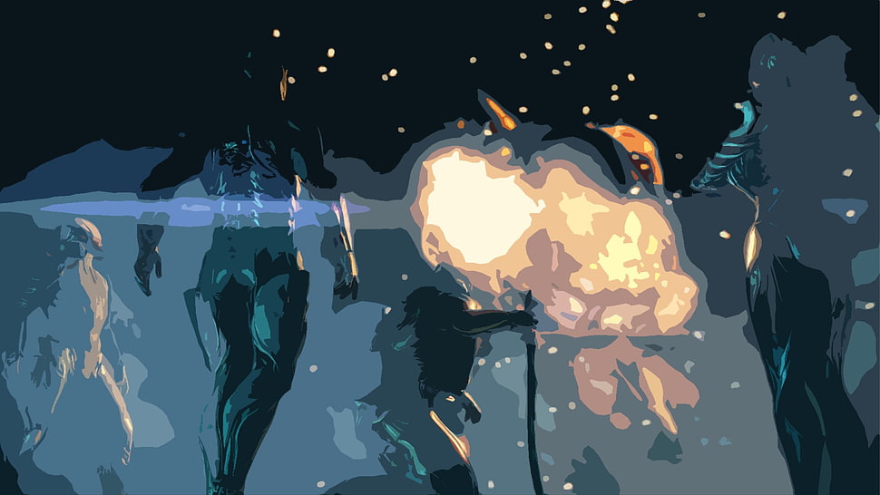 Warframe digital wallpaper, Warframe, Excalibur (Warframe), Mag (Warframe), Ash (Warframe) HD wallpaper