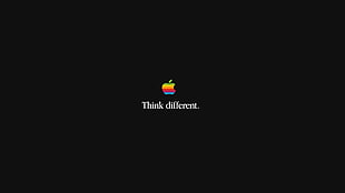 Apple Think Different text HD wallpaper