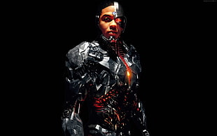 DC character Cyborg digital wallpaper