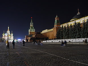St. Basil's cathedral Moscow, Russia, Moscow, Russia, Europe, night