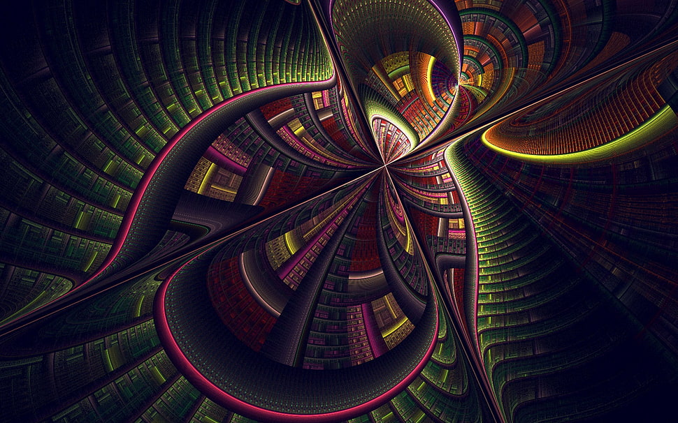 multicolored artwork HD wallpaper
