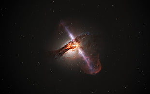 galaxy explosion, large