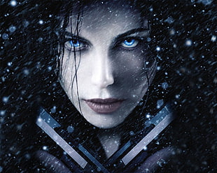 video game poster, Underworld, Kate Beckinsale, vampires