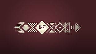 What logo, What.CD, minimalism