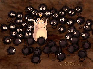 character illustration, Spirited Away, Studio Ghibli HD wallpaper